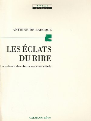 cover image of Les Eclats du rire